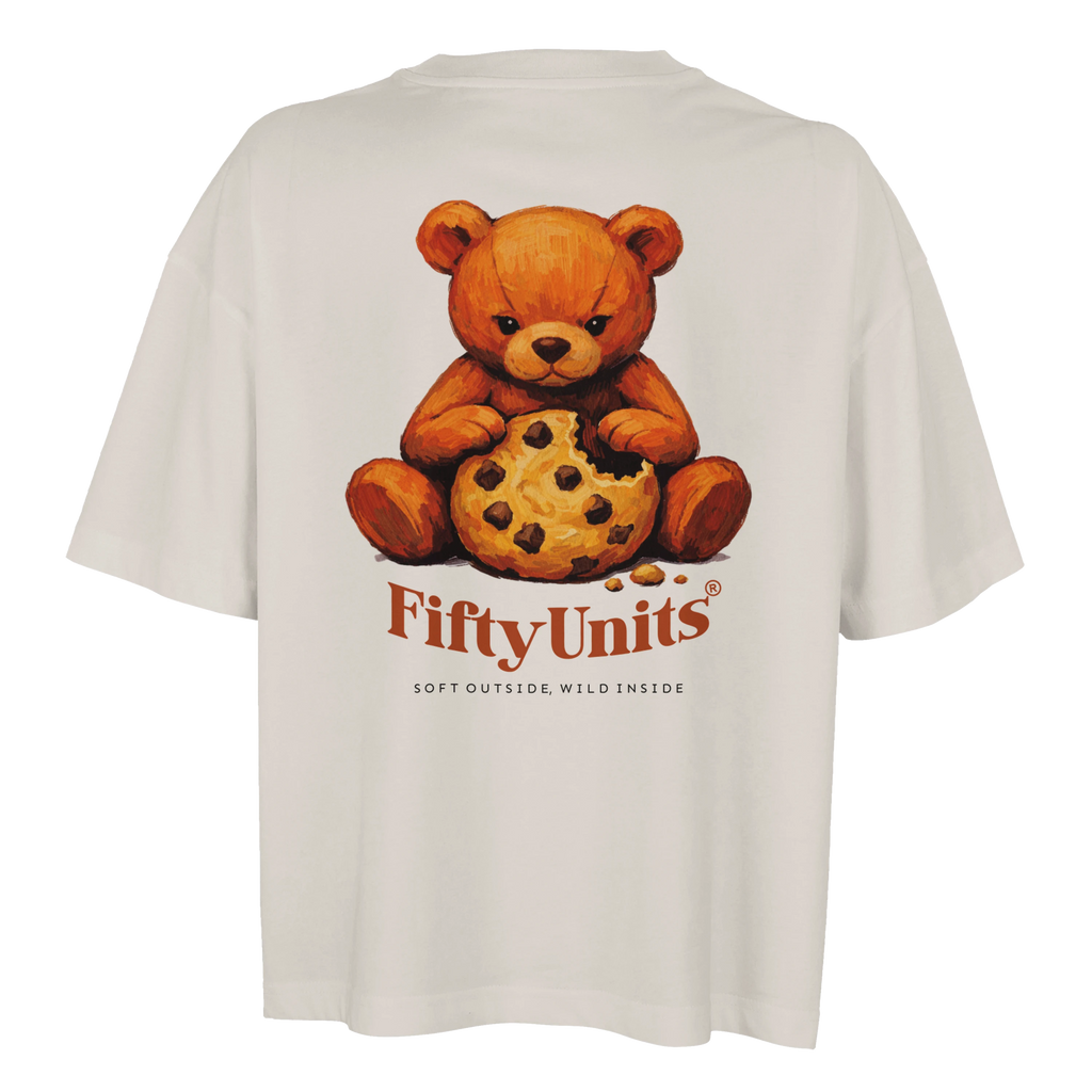 Camiseta Oversize Bear Cookie Unisex | FIFTY UNITS