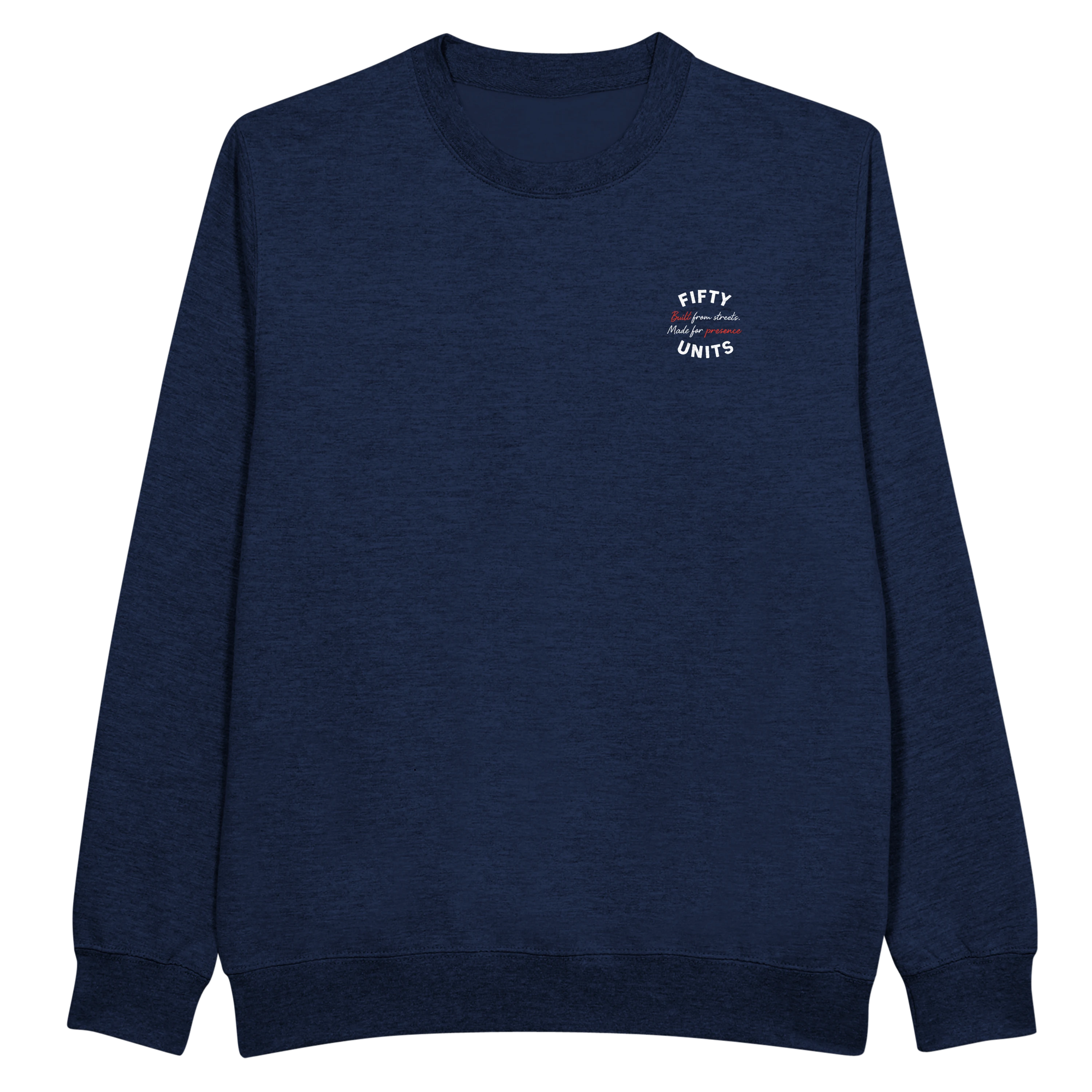 Sudadera prémium 'Built Presence'  | FIFTY UNITS