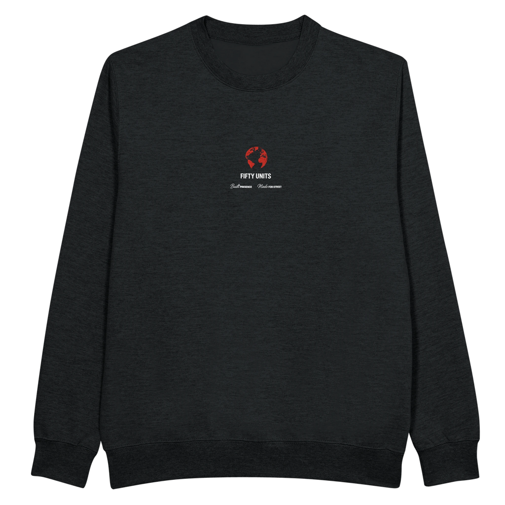 detalle logo sudadera fifty units