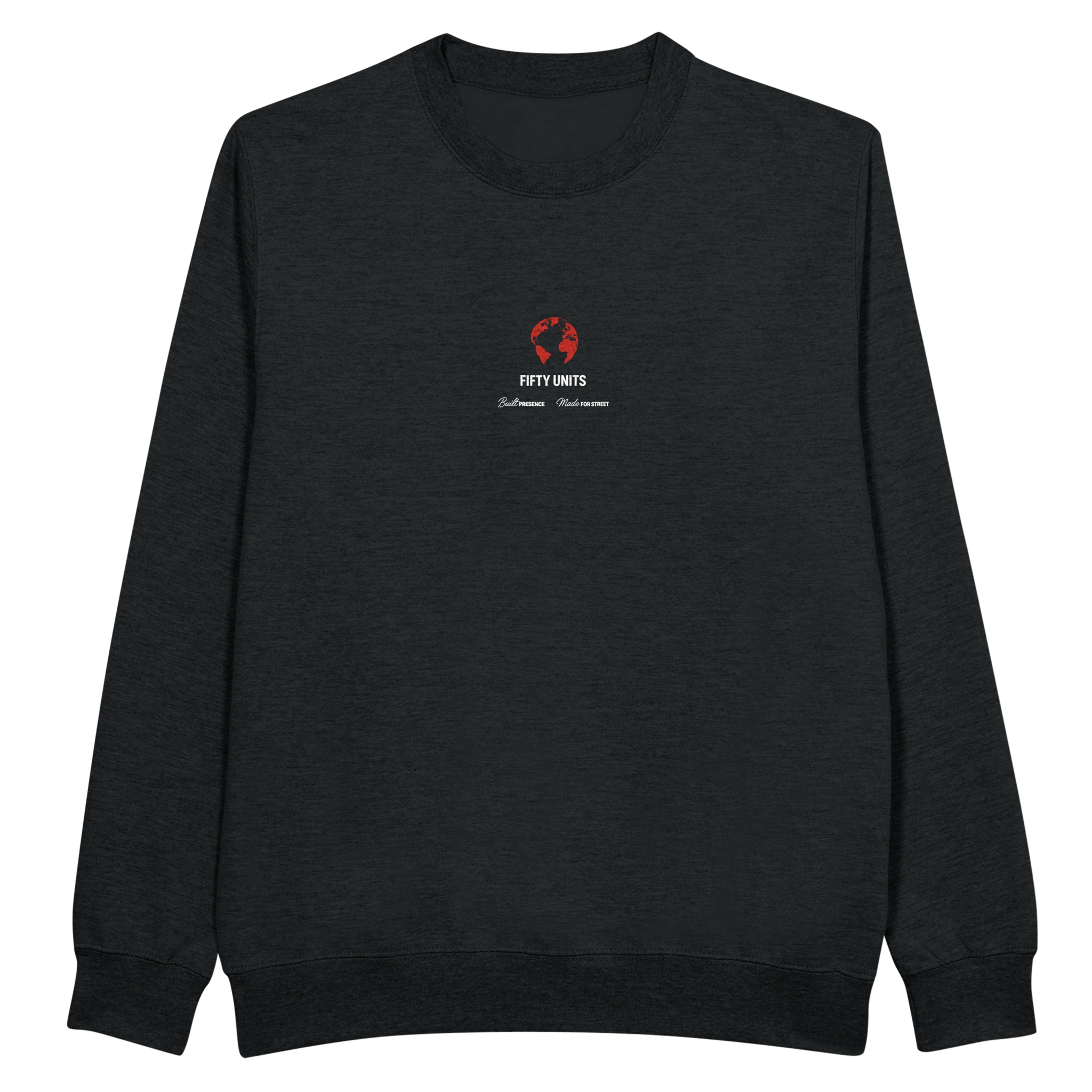 detalle logo sudadera fifty units