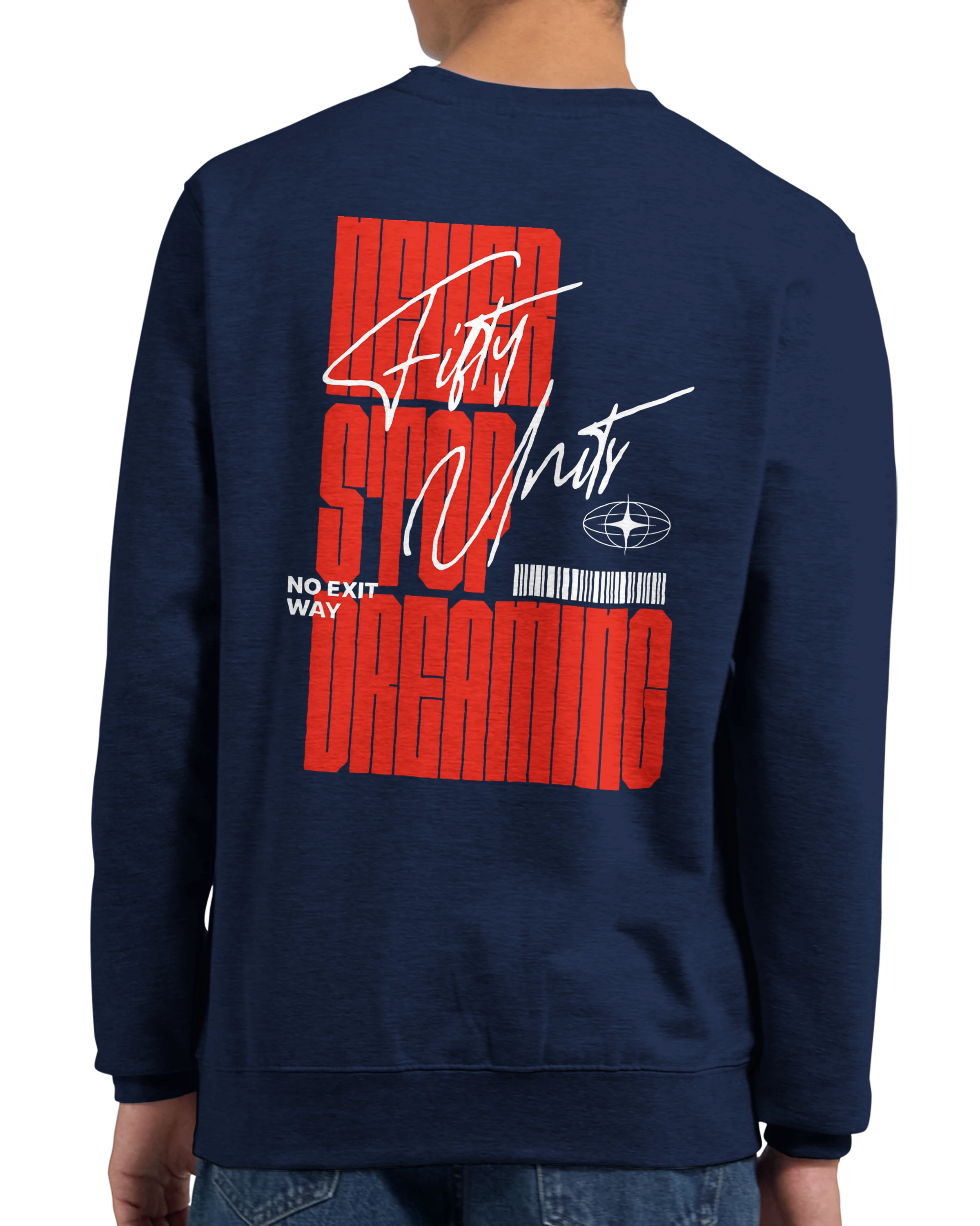 Sudadera prémium 'Never Stop Dreaming'  | FIFTY UNITS