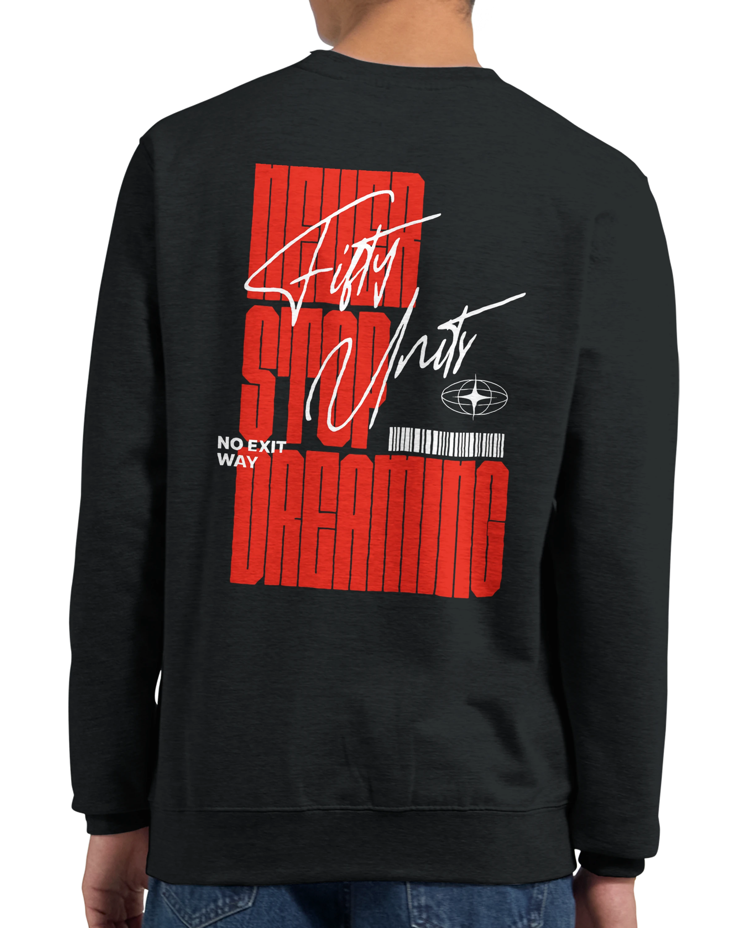 Sudadera prémium 'Never Stop Dreaming'  | FIFTY UNITS